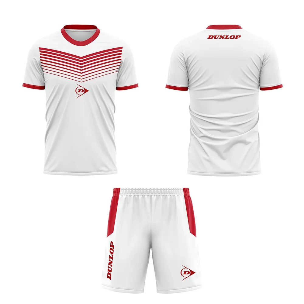 2024 moda çabuk kuruyan nefes spor forması Set yaz T Shirt + şort pantolon erkek kısa kollu tenis spor için