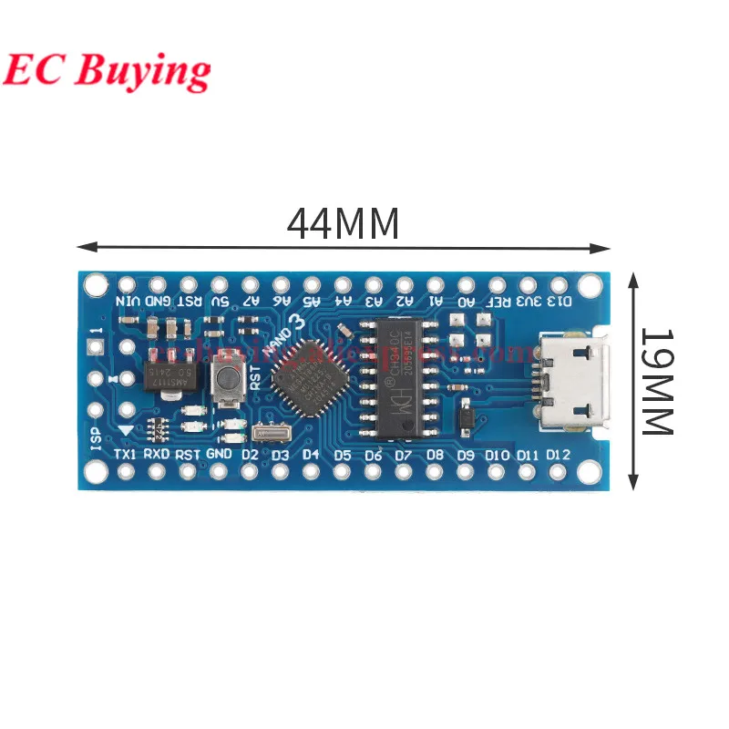 1-10 szt. Nano V3.0 Mini Type-C Micro USB ATmega168P ATmega328P MCU Płytka Rozwojowa CH340 16Mhz Ulepszony Moduł dla Arduino