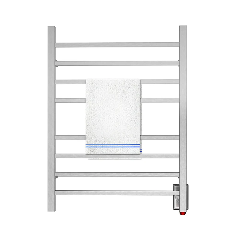 Bathroom Accessories Electric Heated Towel Dryer Smart Towel Warmer Rack With Timer Wall Mounted