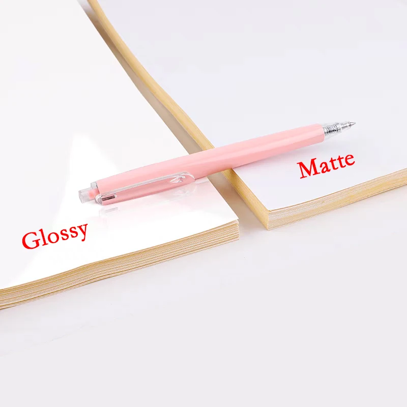 A4/A5 20/50pcs White Self-Adhesive Paper Sticker Matte Glossy Surface Paper Sheet for Laser Inkjet Printer Label Copier Writable