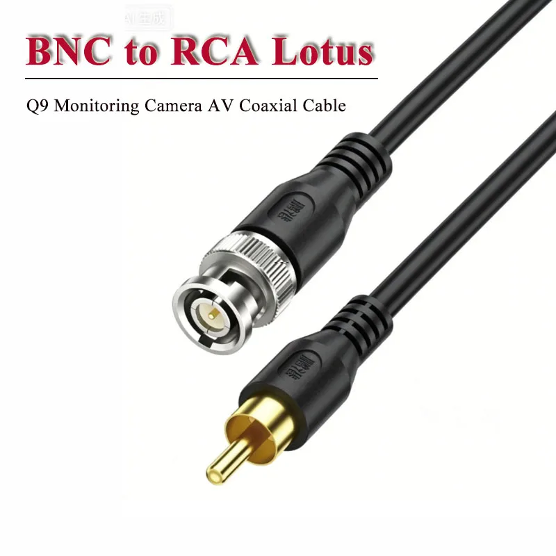 HD-SDI Video Line BNC to RCA Lotus Q9 Monitoring Camera AV Coaxial Cable Conncector Video TV Signal SDI Video Connection Line