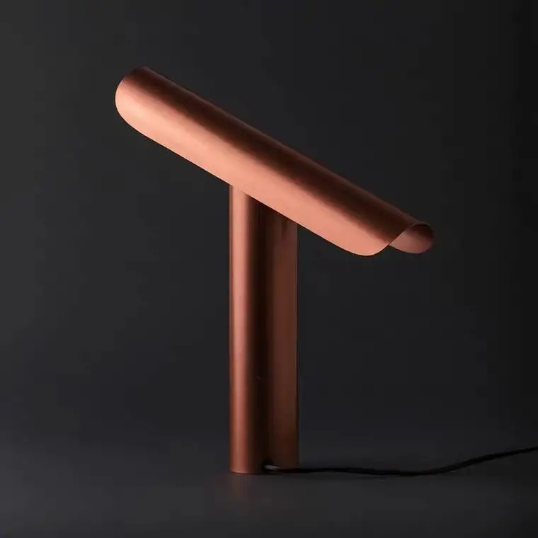 

Creative Designer LED Table Lamp - Artistic Contemporary Accent Lighting for Hotel Guest Room, Study & Modern Bedroom Decor