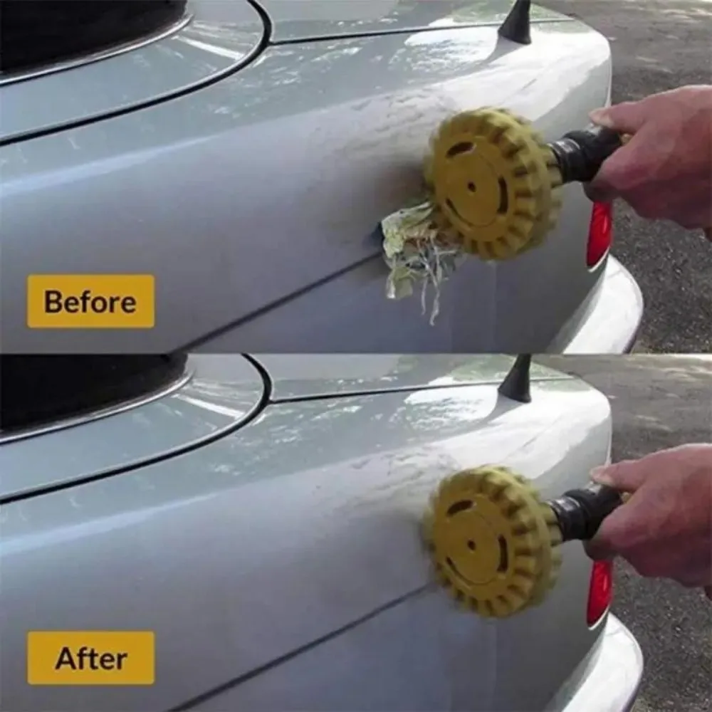 Multi-Functional Rubber Eraser Wheel Easy Sticker & Label Removal for Cars RVs Trucks - Heavy-Duty Cleaning Tool