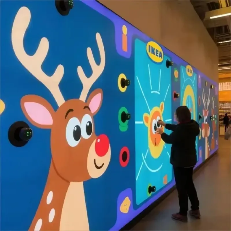 Small Pitch Large LED Video Wall, Excellent Visual Performance, Create Stunning Visual Feast for Indoor Commercial Spaces