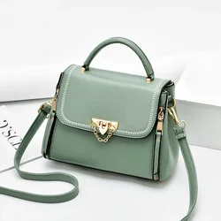 Crossbody Bag New Square PU Leather Women's Designer Handbag Pattern Shoulder Messenger Bag Sac Main Femme Purses and Handbags