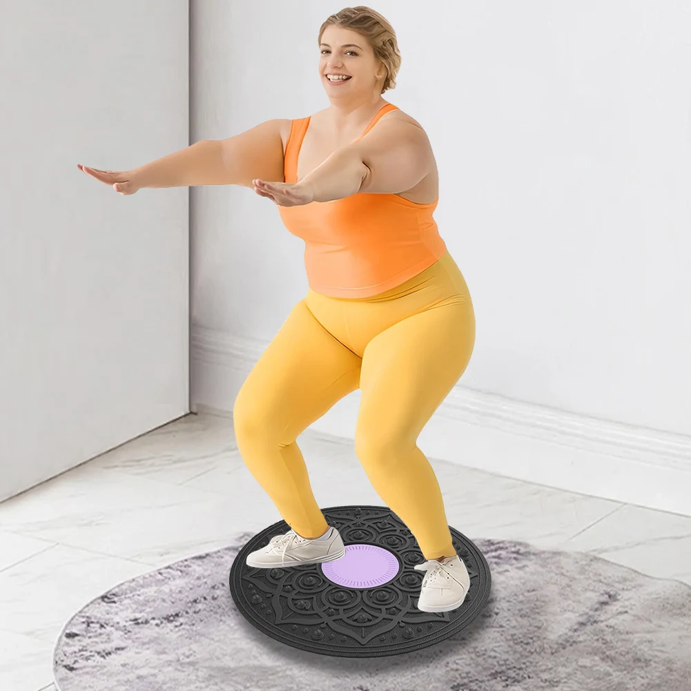 لوح التوازن المتذبذب، لوح تمرين التوازن المتأرجح، مدرب التوازن غير القابل للانزلاق، لوح الاستقرار المحمول للتدريب الأساسي #4