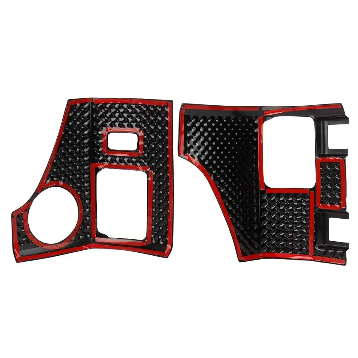 

For Jeep Wrangler JK 2007-2018 Lamp Hoods 1 Pair Taillights Rear Brake Stop Lamp Cover Rear Corner Brake Tail Light Guards