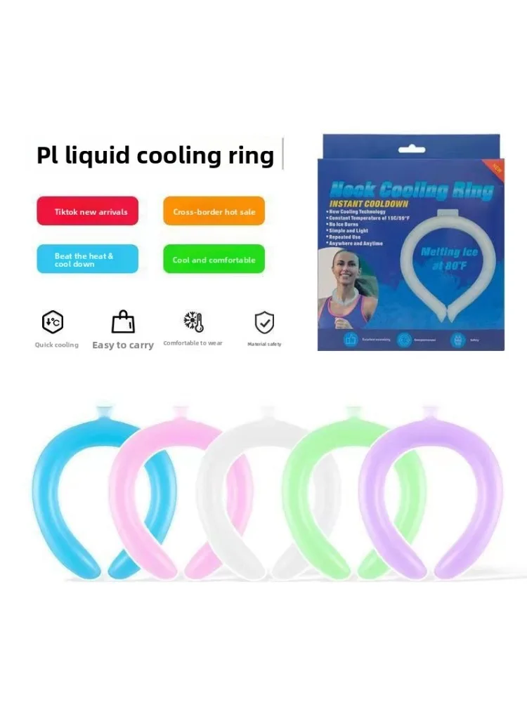 AliExpress NONE Outdoor Summer Neck Cooler Camping Climbing Cooling Neck Ring Outdoor Cooling Tool For Camping Hiking Cycling Running Fishing