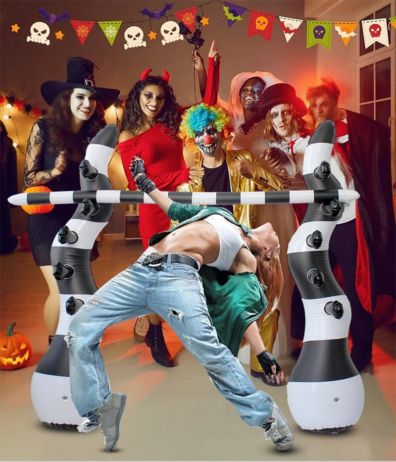 Tragbare aufblasbare Springstange Hochsprungspiele Interaktive aufblasbare Stützstange Geburtstag Festival Geschenke Partyzubehör – Detail 2