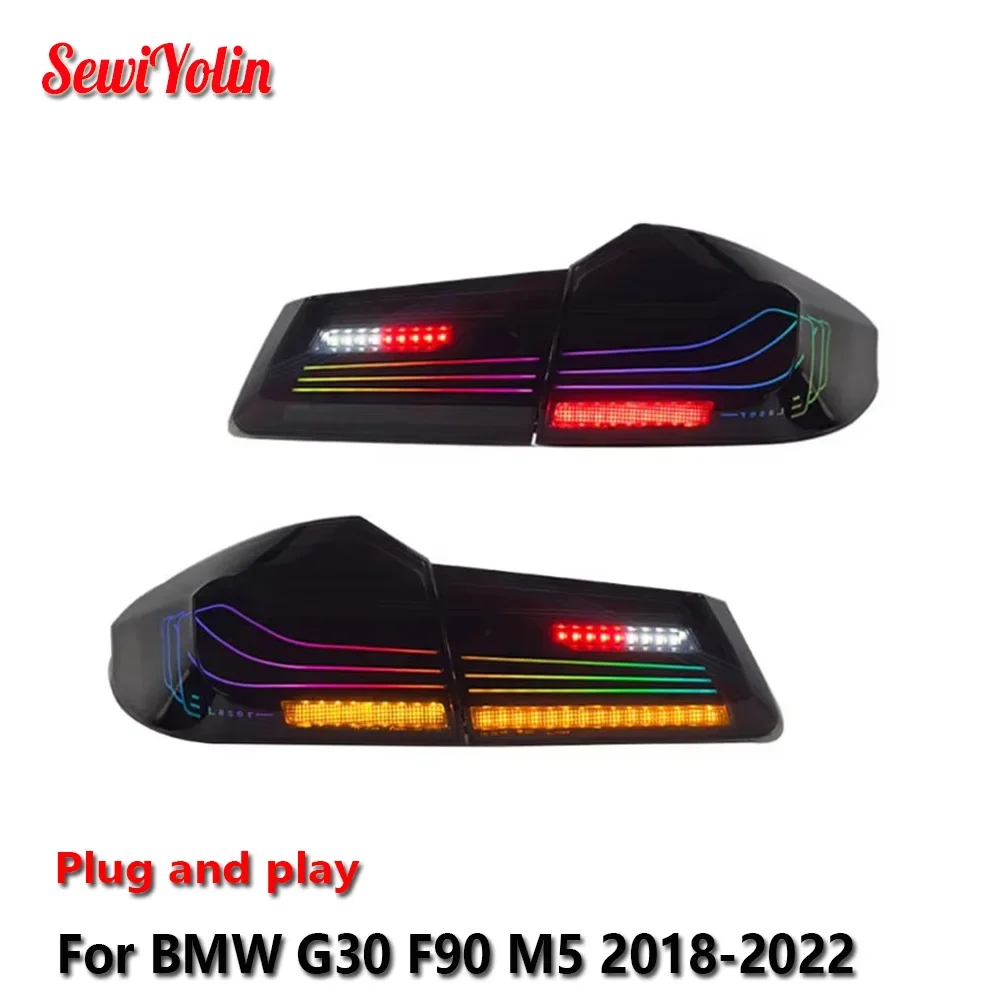 

Car Accessories CSL RGB LED Taillights for BMW G30 5 Series F90 M5 2018-2020 LED Tail Lights Sequential Turn Signal Lights