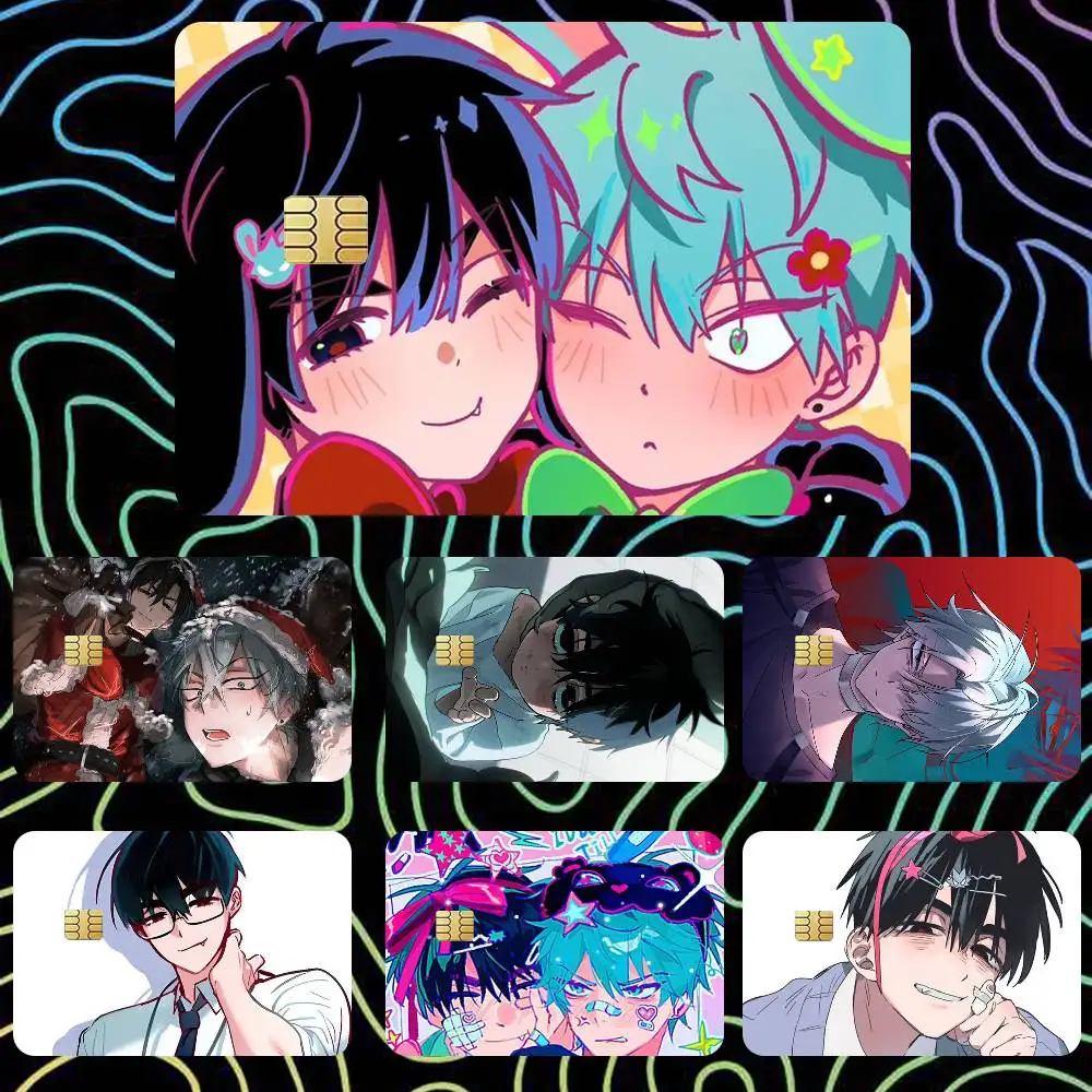

ALIEN STAGE IVAN TILL Anime BL Sticker Film Tape Skin for Credit Card Debit Card Cartoon Waterproof Stickers