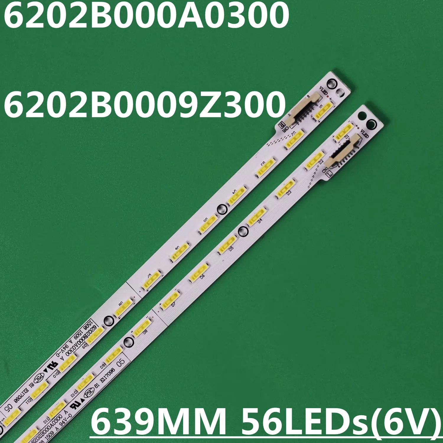 LED Backlight Strip For 6202B000A0300 6202B0009Z300 V580DJ2-KS5 58E6200 58G8200 58UF8300-CA LED58K700U LED58T60U L58E6800A-UD