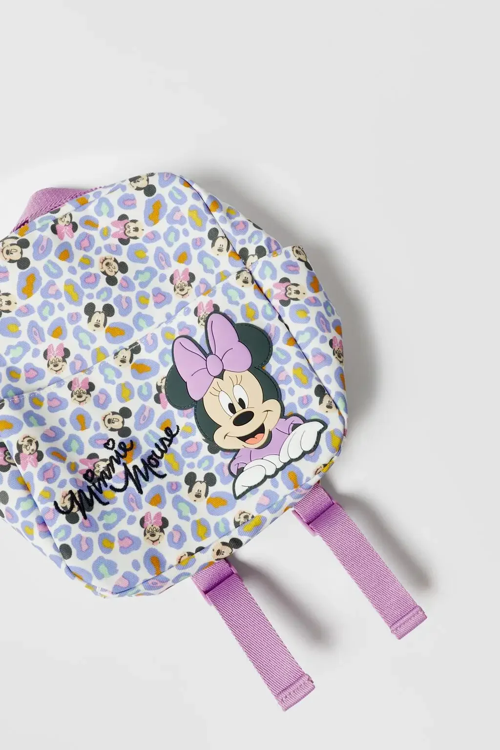 New 25X23X10 cm Disney cartoon Minnie Mouse  Kids Backpack Mini Schoolbag Girls and Boys Cute Shoulder Bag