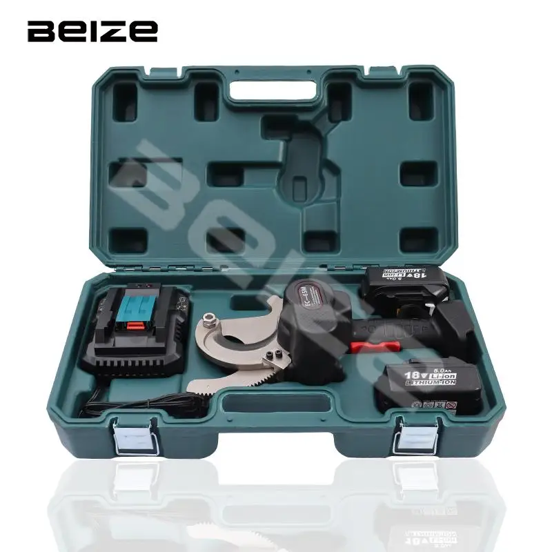 Electric Ratchet Cutter Cable Cutter Lightweight and Fast EC-50M EC-65M Cable Cutter 50mm Cable Gear Scissors Cutter Cable