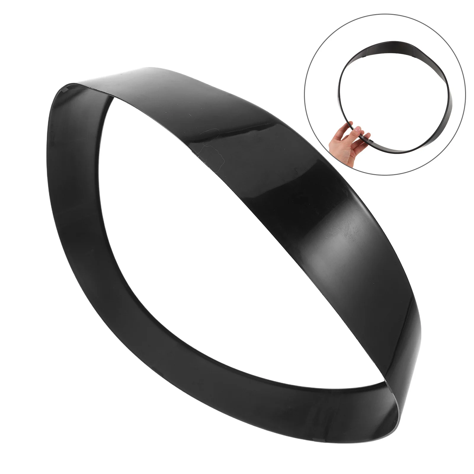 

12 Inch Plastic Frame Replacement Thin Minimalist Wall Clock Shell For Home Office Decor Lightweight Scratch Resistant Quartz