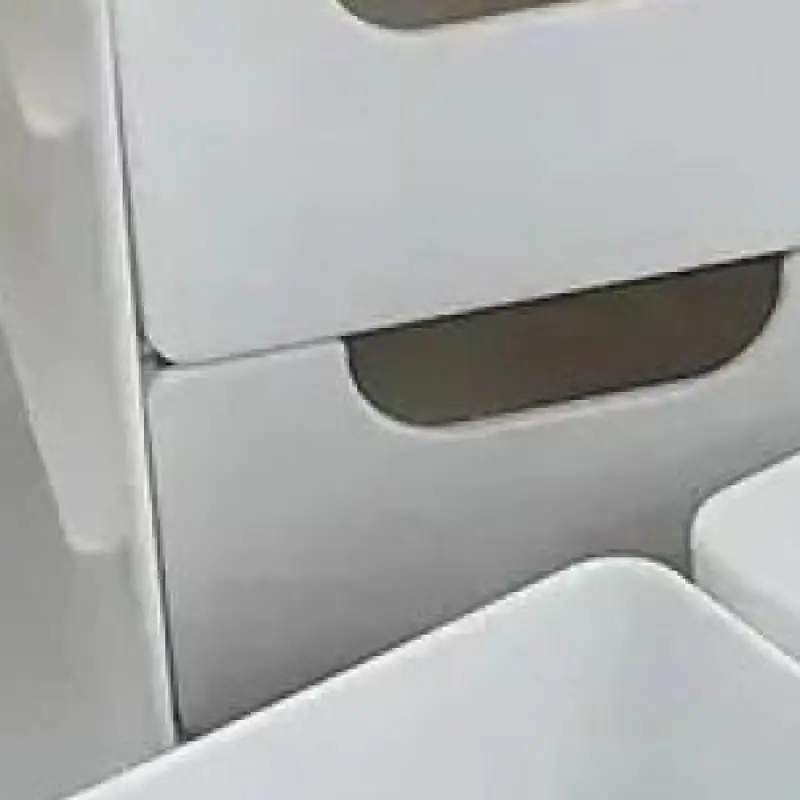 ジュエリー、メイクアップ、アクセサリー用の3段プラスチック引き出しオーガナイザー - 耐久性のあるデスクトップストレージ、コンパクトでポータブル、組み立て不要