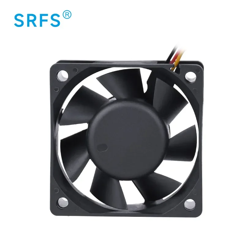 Factory Customized 6025 Cooling Fan 12V 60mm DC Brushless Motor with Large Exhaust Air Volume for Inverter view 3