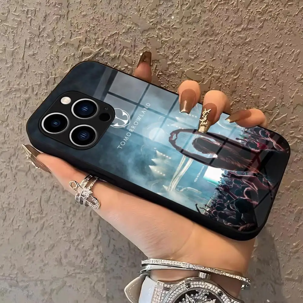 

Belgium Music Festival Tomorrowlands Phone Case For IPhone 17 16 15 Pro Max 14 13 12 Mini Plus Samsung S25 24 Glass phone case