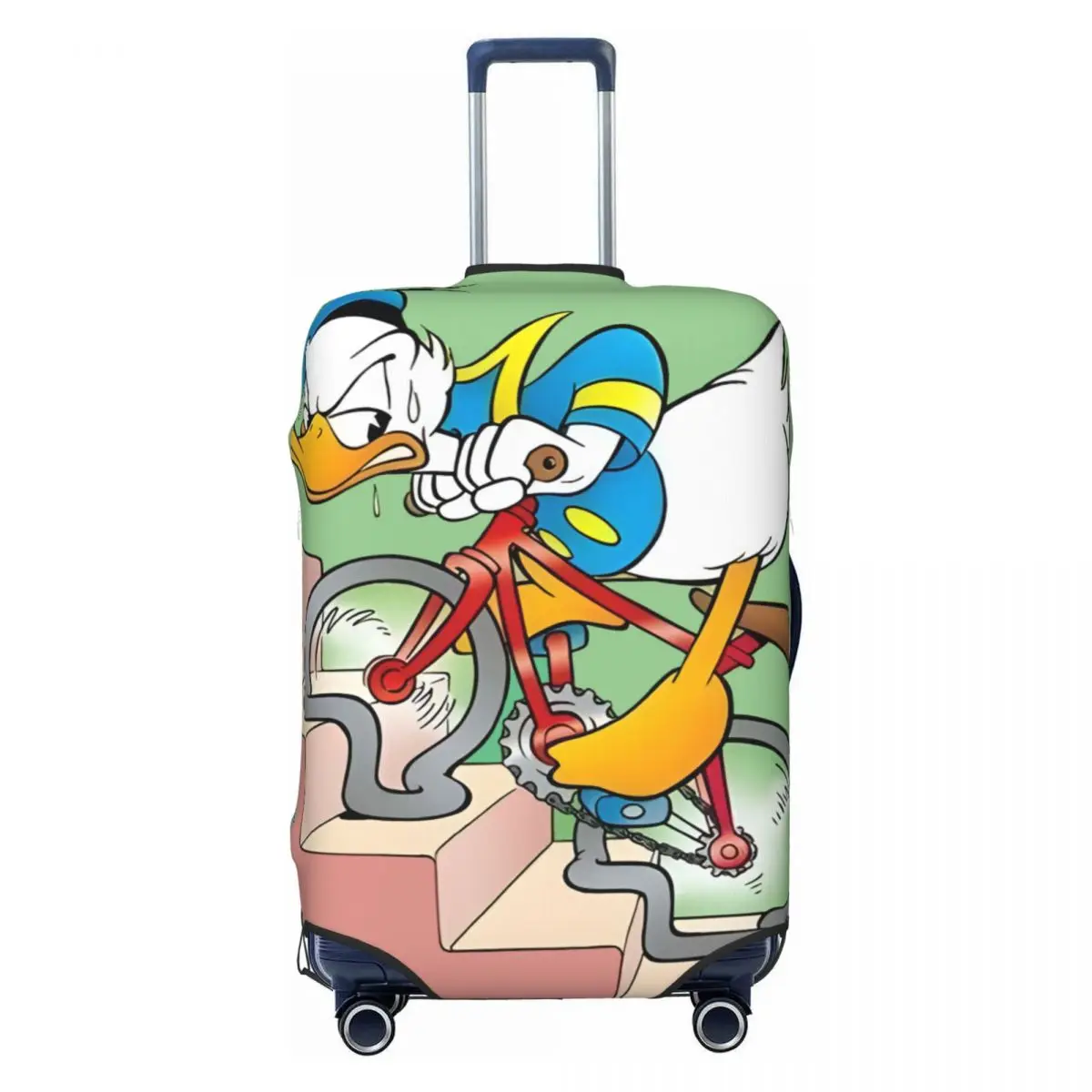 

Custom Manga D-Donaldes Duck Anime Suitcase Cover Dust Proof Luggage Covers Protector for 18-32 inch
