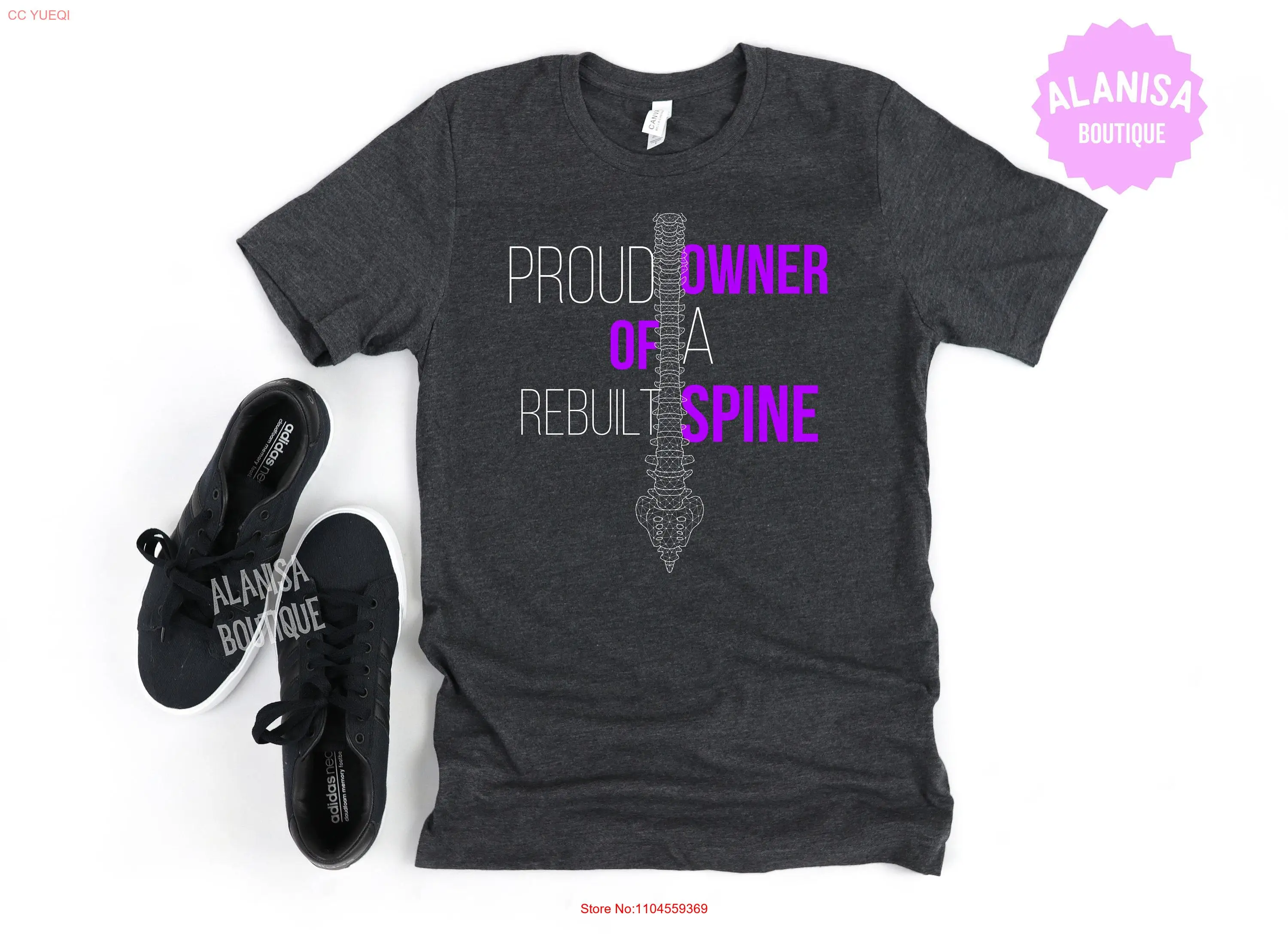 Spine T Shirt Surgery Proud Owner Of A Rebuilt Chiropractor Column  long or short sleeves