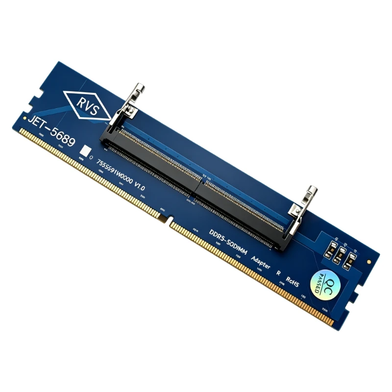 10PCS DDR5 to SODDR5 Adapter Card Riser Converter Laptop SO-DDR5 SODIMM RAM To Desktop DDR5 Memory Adapter For Desktop PC Tester