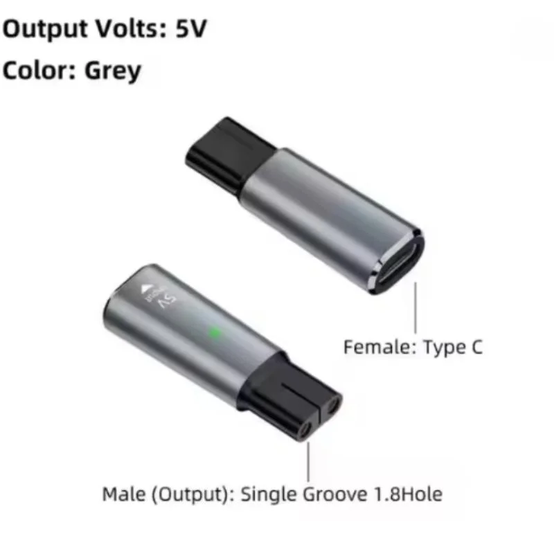 5V Type-C Shaver Adapter Charger Converter for Philips One Blade QP2724 QP2834 QP4530 Shaver with Charging Indicator ﻿