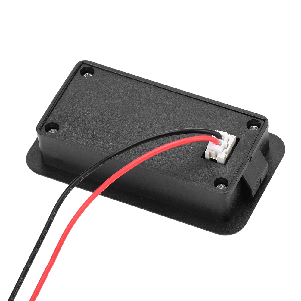 Voltmètre à affichage numérique LCD DC 5-100V, indicateur de niveau de batterie de voiture avec protection de connexion inversée pour plomb-acide/lithium