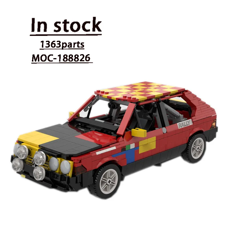 

MOC-188826 New Sports Supercar Racing Building Block Model1363Parts MOC Creative Boy Children's Birthday Building Block Toy Gift