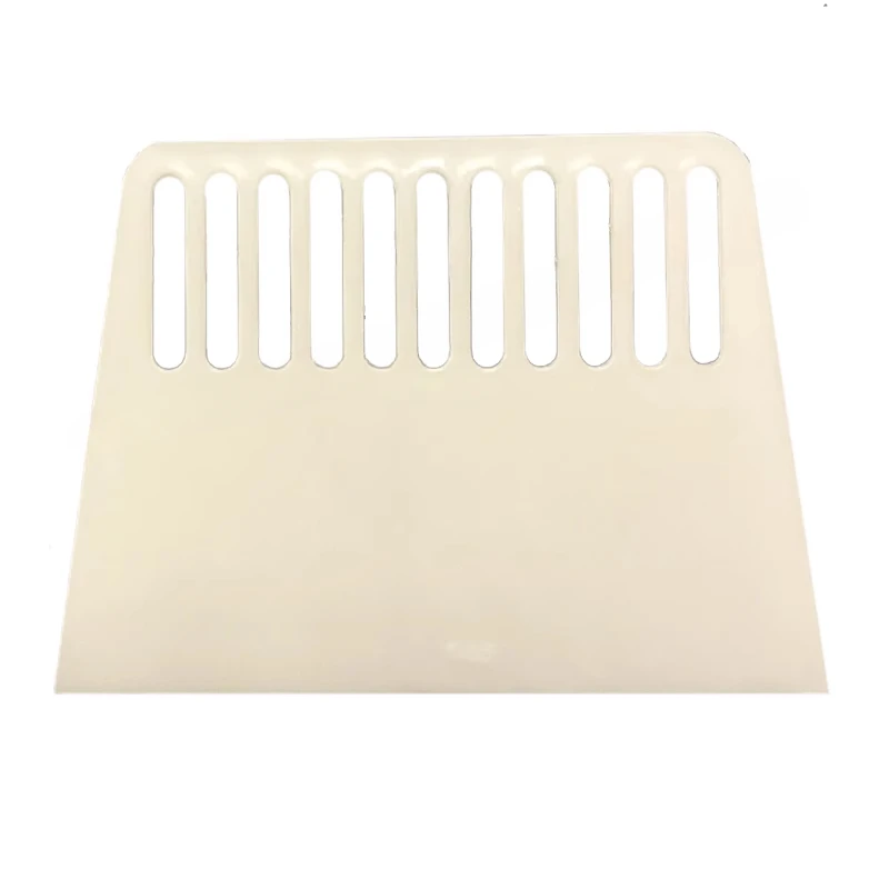 1pc Plastic Thickened Scraper 7x4.7in Large Area Textured Oil Painting Pigment Scraper Acrylic Pouring Swipe Tools