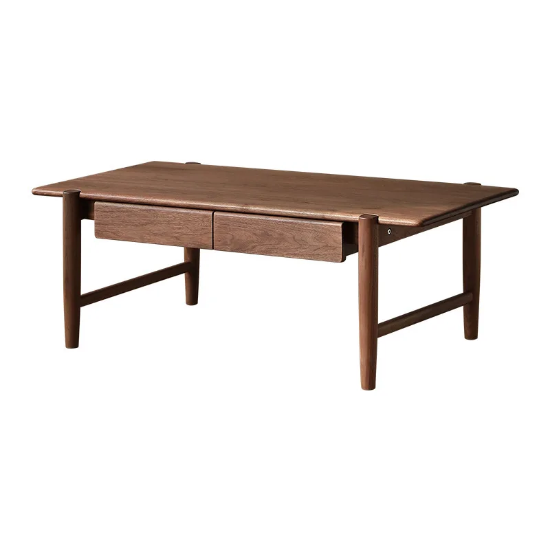 

Nordic black walnut simple Japanese coffee table