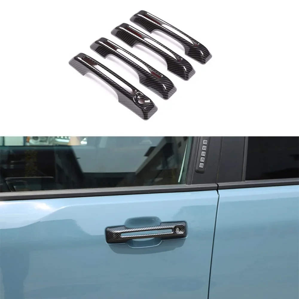 

Car Door Exterior Door Handle Cover For Ford Maverick 2022 ABS Trim Exterior Sticker Car Accessories