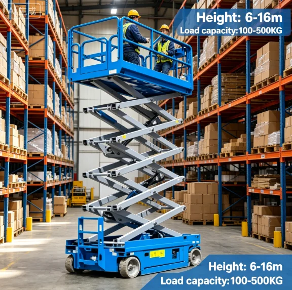 

Customized Telescoping Lift Platform Hydraulic Scissor Lift Aerial Work Platform (AWP) Electric Vertical Lift For Ceiling Wor