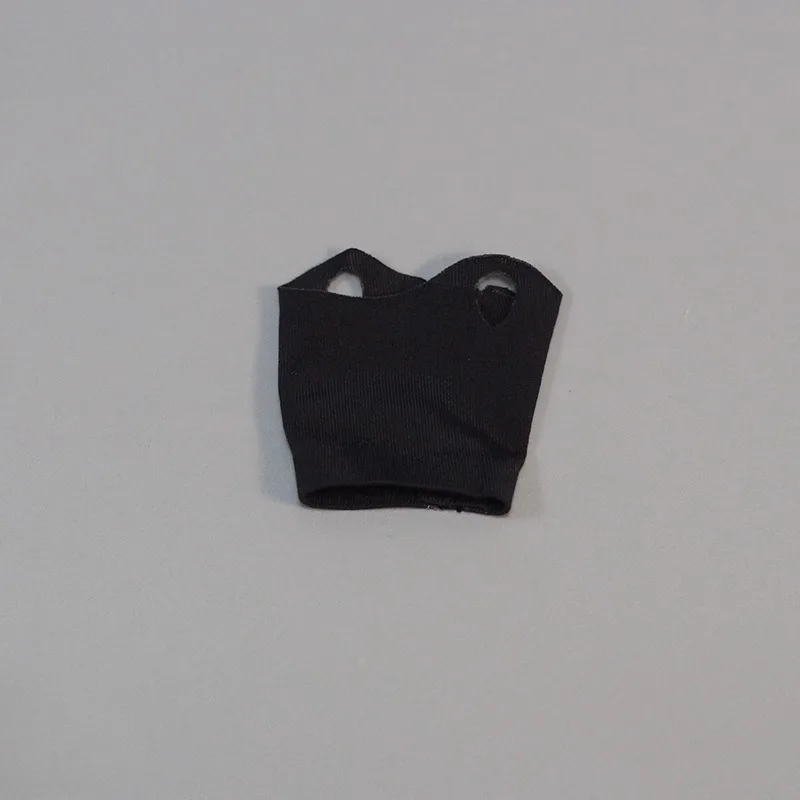 1/6 스케일 패션 블랙/화이트 여성 바이저 Icesilk 마스크 스카프 인형 의류 액세서리 모델 12 인치 장난감 피규어 바디