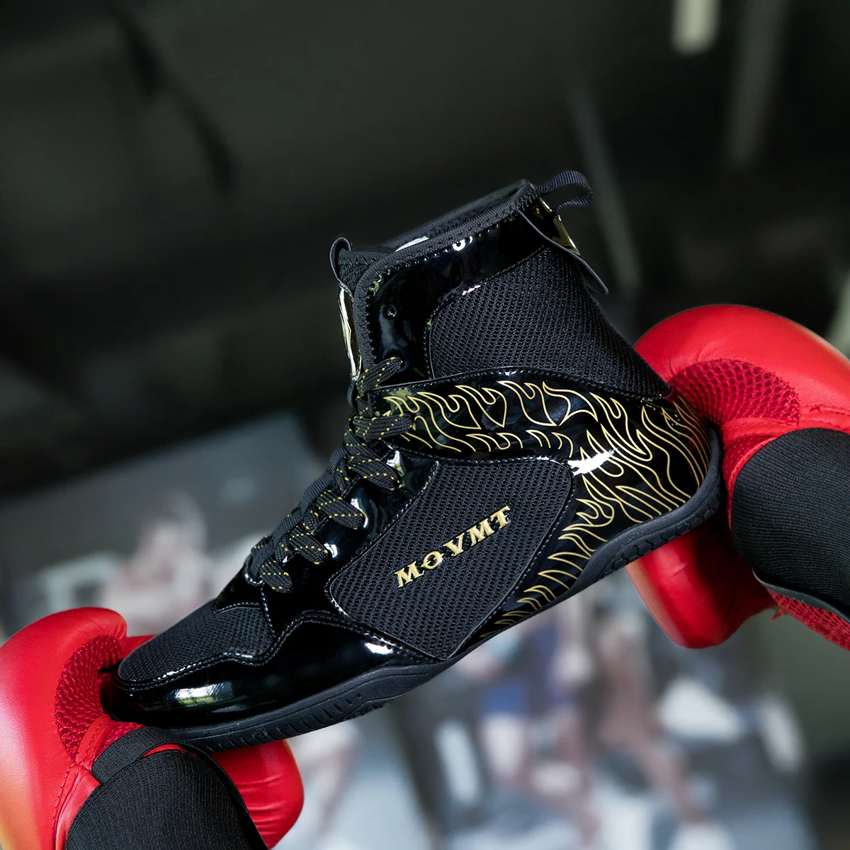 New hot sale professional unisex breathable wear-resistant comfortable sports training wrestling shoes fitness boxing Very good