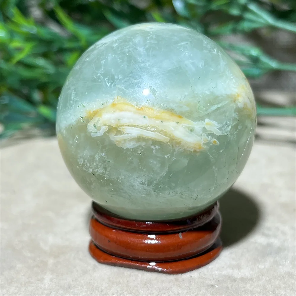 

Crystal Green Fluorite Sphere Natural Stone Quartz Reiki High Quality Ball Beauty Healing Minerals Spiritual Home Decoration