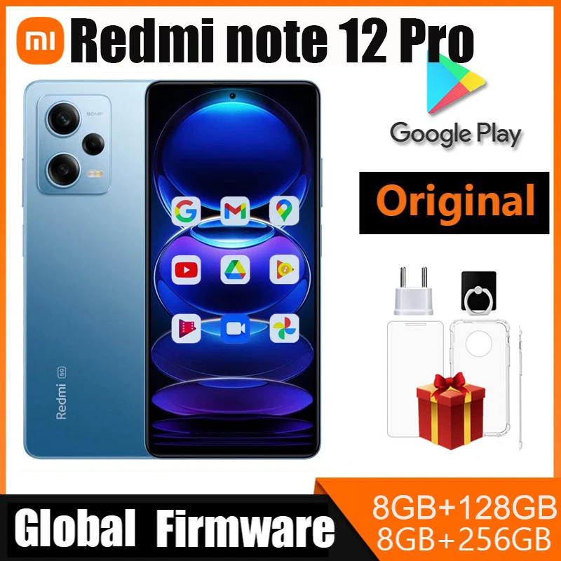 

Xiaomi Redmi Note 12 Pro 5G Smartphone 1080 OIS Camera MediaTek Dimensity 120Hz AMOLED Display 67W Charger