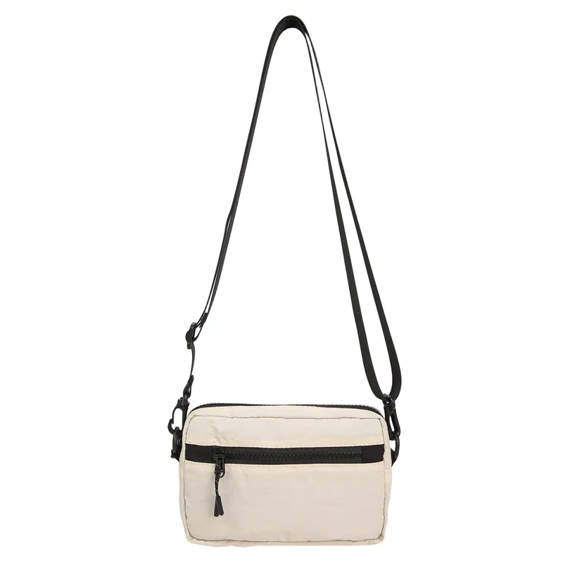 

Nylon Crossbody Bag Women Candy Color Shoulder Purse Lightweight Square Handbag Casual Mini Tote for Travel and Daily Use