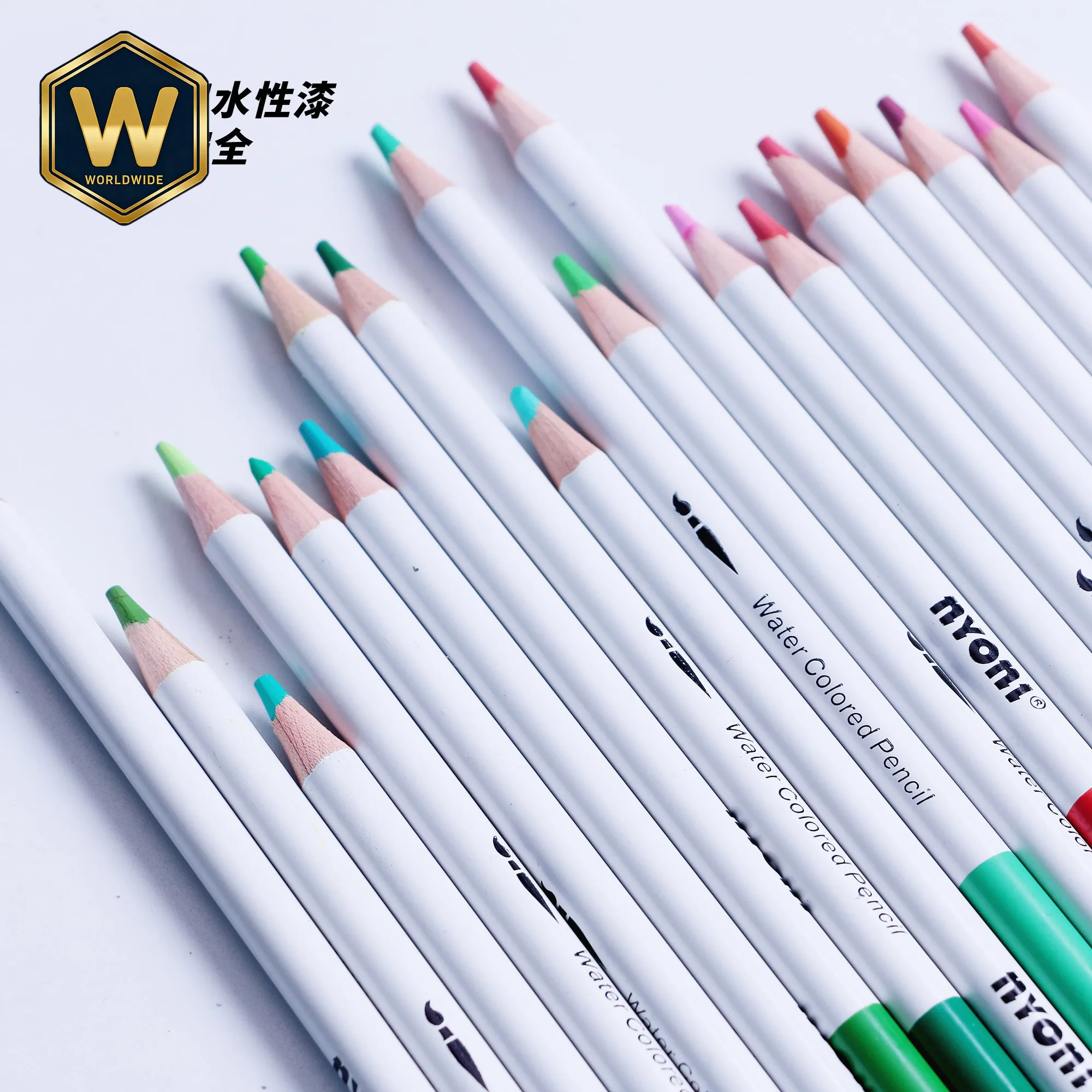 For NIORNI Water Soluble Colored Pencils, 48/72/100 Colors Art Drawing Pencils Set for Artists