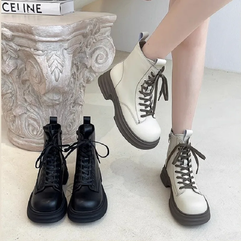 

Женские зимние сапоги большого размера, дропшиппинг, нескользящие женские снегоступы из натуральной кожи, теплые женские ботильоны