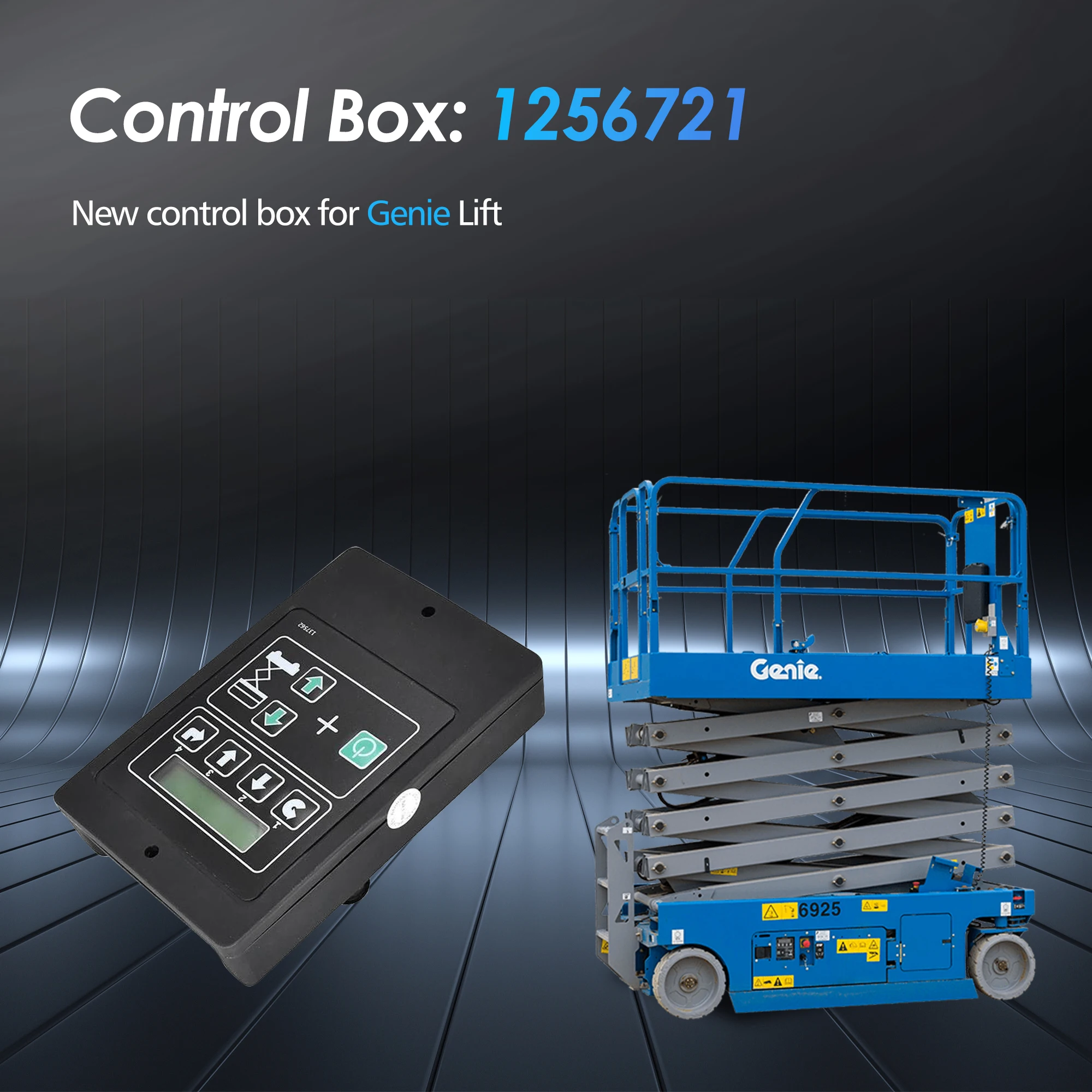 Control Box 1256721GT 137692GT for Genie Lift GR-12/15/20, GS-1530/1532/1930/1932/2032/2046/2632/2646/2669/3232/3246/3369/4046