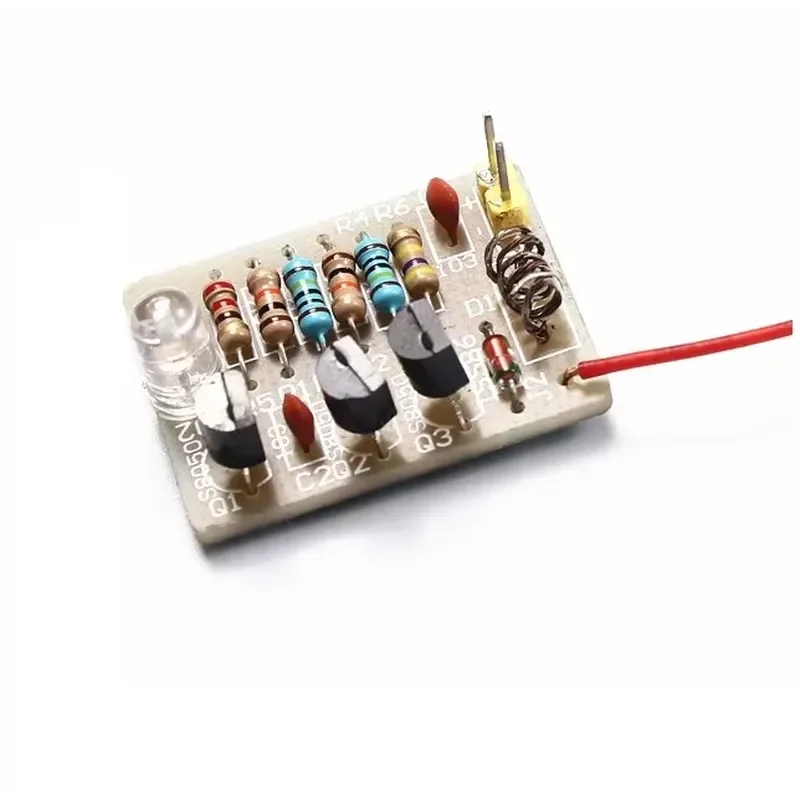 1PCS Mobile Phone Signal Flash Light DIY Kit 3-12V Radiation Power Electronic Fun Kit