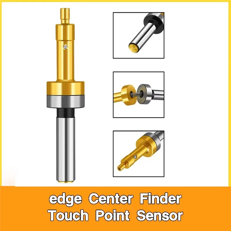 

ABWZ-5Pcs Edge Finder For Milling Lathe Machine Touch Point Sensor For CNC Milling Machines