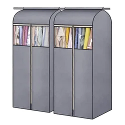 Large Clothes Storage Bags Garment Hanging Dust Cover Suit Dress Coat Cloth Protector Case Home Non-woven Fabric Organizer