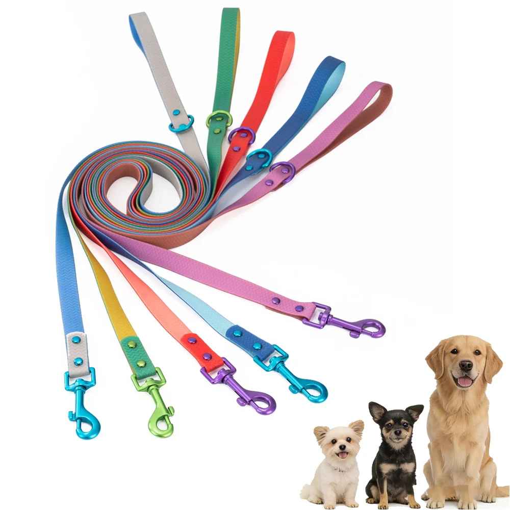 

PVC dog leash puppy pet lead Waterproof dog leash 1.2m leash for dogs small dog lead pvc big dog leash Waterproof large dog lead