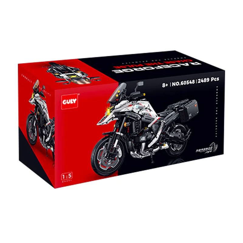 IN STOCK GULY 60548 Technical 1:5 Motorcycle R1300GS Building Blocks Bricks Model Assembling Toys for Boys Christmas Gift Set