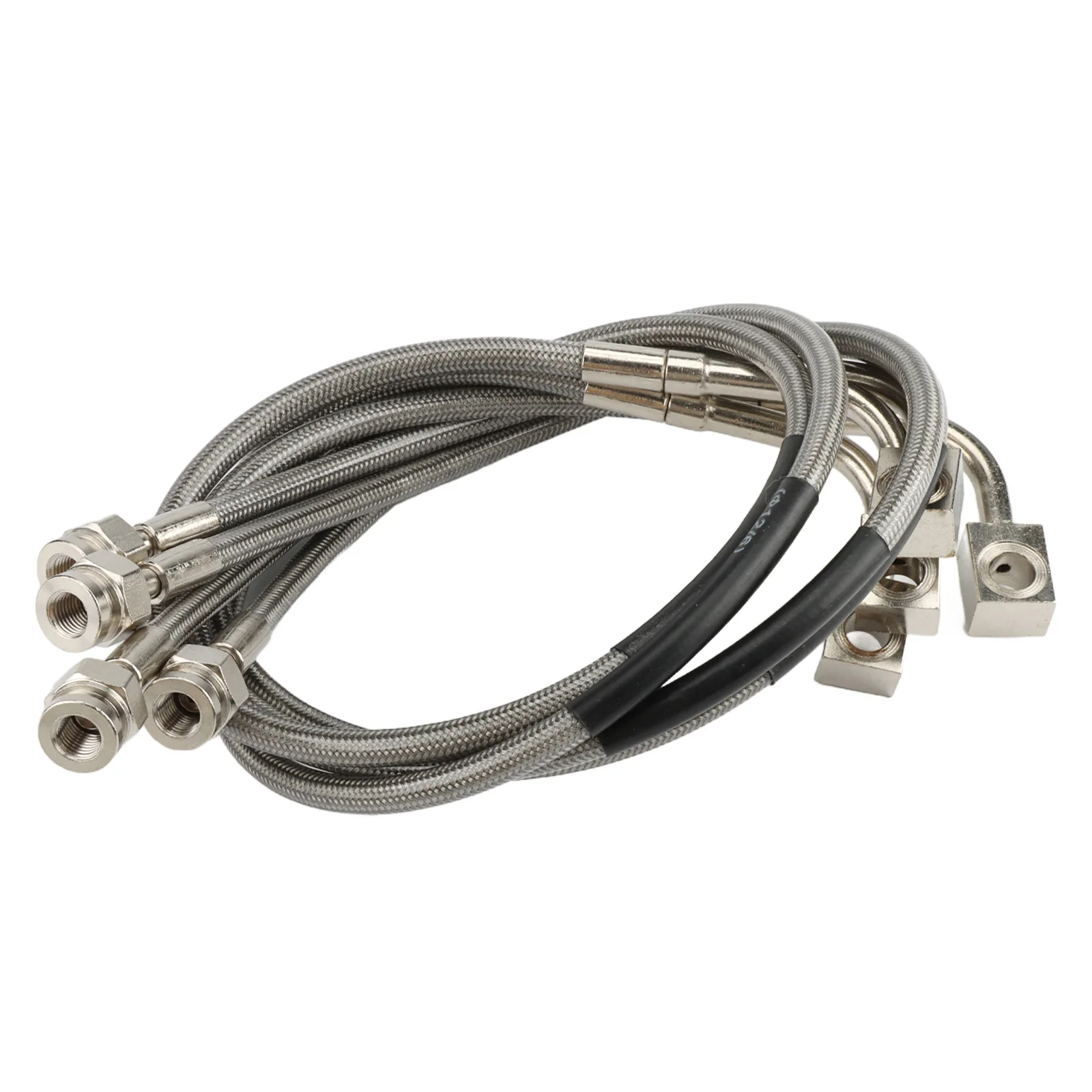 89716 Stainless Brake Lines Sets For Jeep Wrangler 2.0L 3.6L 3.8L 2007 2008 2009 2010 2011 2012 2013 2014 2015 2016 2017 2018