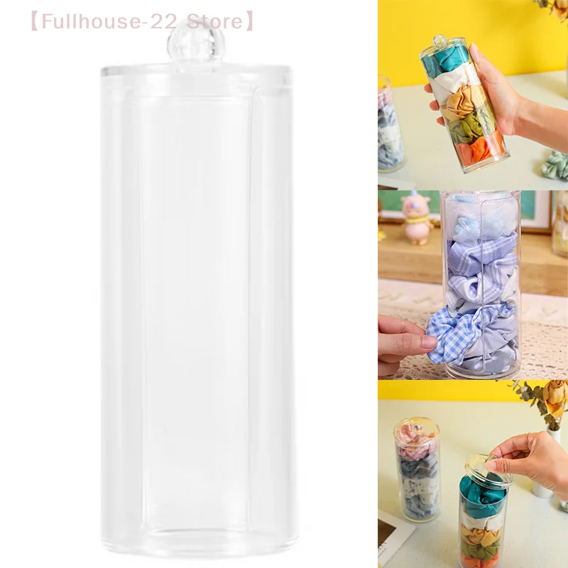 

【MAX-22】Hair Rope Storage Box Transparent Box Cosmetic Cotton Storage Box Hair Accessories Hairpin Storage Box Storage Box