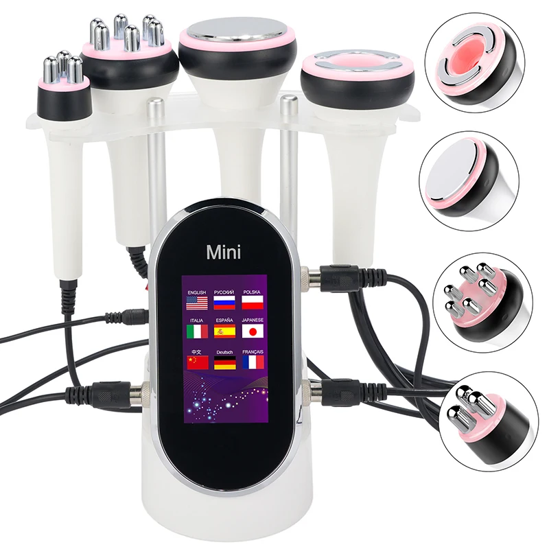 

40K Cavitation Ultrasonic Body Slimming Machine 4 in 1 Tool Multi-Polar Frequency Rejuvenation Skin Lift Tighten Anti-Wrinkle