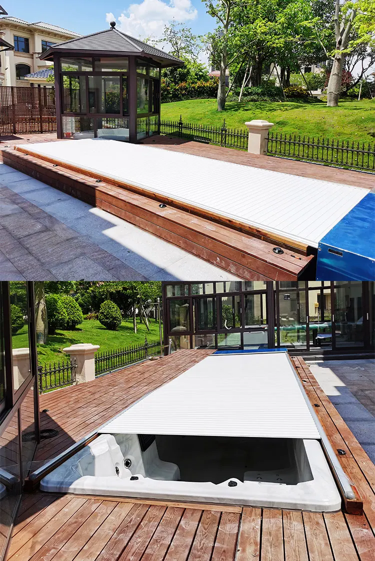 Smart Fully Automatic Telescopic Electric Cover for SPA and Infinity Pool
