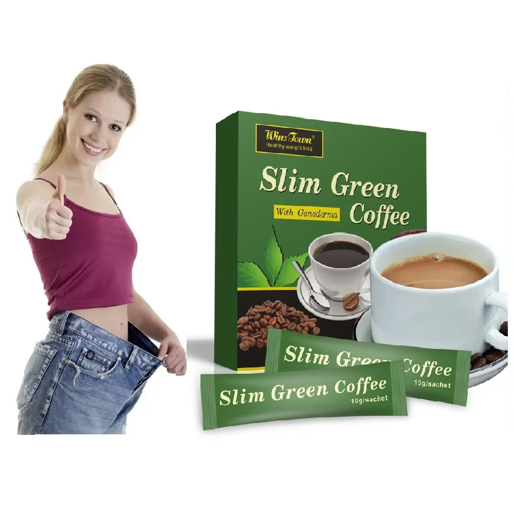 18Pcs/Box Super Weight Loss Products Fast Slimming Green Coffee Extract 100% Original Safe Burning Fat Replace Meals